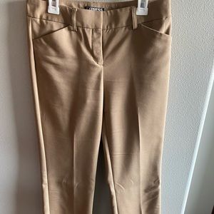 Express 00 tan work pants. But they fit big